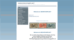 Desktop Screenshot of irishstamps.net